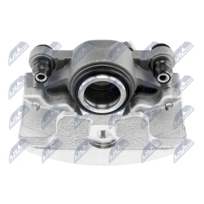 Imagen de NTY HZP AU 002 Pinza de freno Aluminio / fundición gris Eje delantero, izquierda, izquierda sin bastidor soporte AUDI: A4 B8 Avant