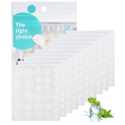 Imagen de LEAZZLE Acne Hidrogel Pimple Parches,Enriquecido Con Aceite De Té Y Ácido Salicílico,Enriquecido Salicílico (Círculos)