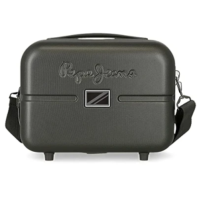 Imagen de Pepe Jeans Accent Neceser Adaptable con Bandolera Negro 29x21x15 cms Rígido ABS 9,14L 0,84 kgs