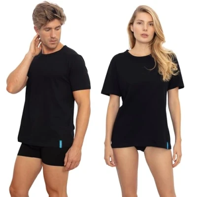 Imagen de DON ALGODON Camiseta Interior Unisex Tejido: 100% algodón Camisa caracterizada por su Transpirable, Resistencia, Comodidad y Suavidad