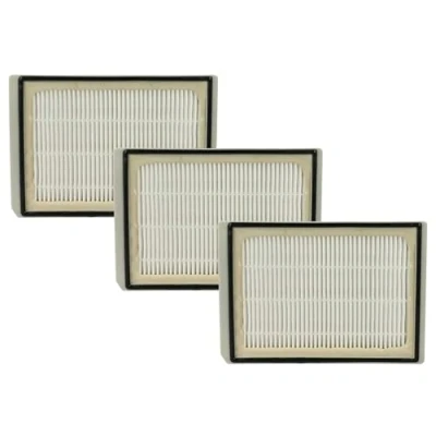 Imagen de vhbw 3x Filtro compatible con Ufesa AC5500/05, AC5500/06, AC5500/09, FA0500 aspiradora HEPA antialérgico