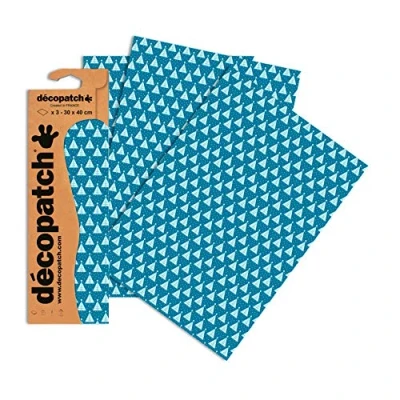 Imagen de Clairefontaine ES Décopatch Ocio creativo Paquete de 3 hojas iguales para pegar
