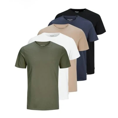 Imagen de Jack &amp; Jones Jjeorganic Basic Tee Ss O neck Noos Camiseta, Hombre, Verde, S