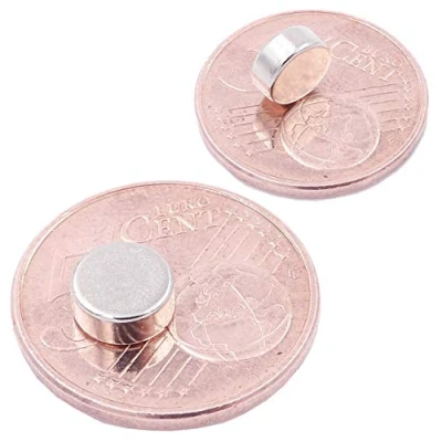 Imagen de Brudazon 80 Mini imanes Discos 7x3mm N52 nivel más fuerte Los de neodimio ultra fuertes Imán del poder para la toma modelo, foto, pizarra blanca Pequeño, redondo y extra