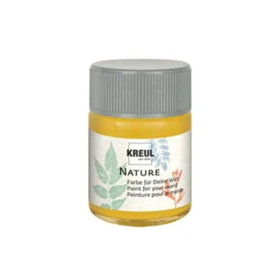 Imagen de KREUL 49422 Nido de abeja natural en bote 50 ml, pintura al agua, a base materias primas naturales y sostenibles, cremosa, secado rápido resistente la luz, para numerosas superficies