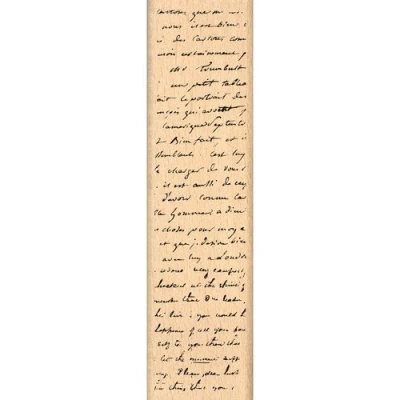 Imagen de Florilèges FF114049 Sello Diseño Scrapbooking Fondo Beige Manuscrito 15 x 4 2,5 cm