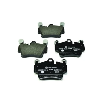 Imagen de HELLA 8DB 355 014 161 Juego de pastillas freno preparado para indicador desgaste PORSCHE: Boxster, Cayman, 911 Coupé