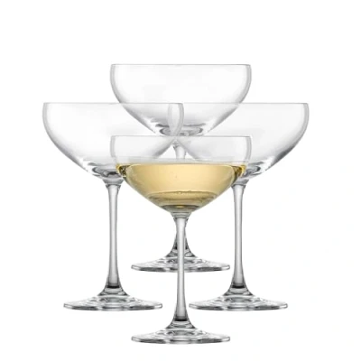 Imagen de Schott Zwiesel Tazas de champán Bar Special (4 unidades), elegantes copas champán, aptas para lavavajillas, cristal tritán, fabricado en Alemania (número referencia 123620), transparente