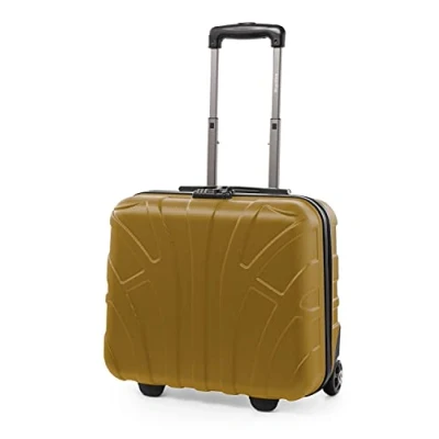 Imagen de Suitline Maleta piloto, Equipaje de Mano, Business Trolley, Rígida, TSA, ABS, 2 Ruedas, Oro otoño