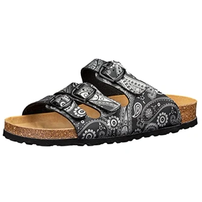 Imagen de Lico Bioline Lady Power, Pantuflas Mujer, Schwarz/Silber, 42 EU