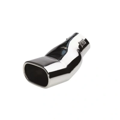 Imagen de Simoni Racing TRX/62 Cola de Escape rectangular, curvado Acero fino 117, 190mm
