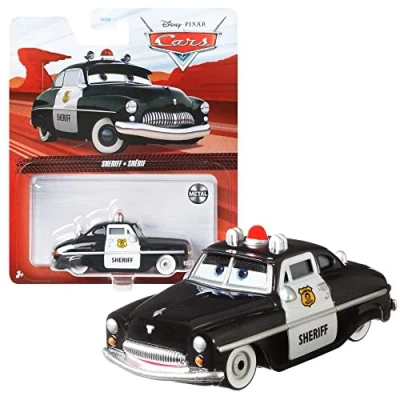 Imagen de Mattel Selección Vehículos Racing Style Disney Cars Die Cast 1:55 Coche, DXV29N 3 Single:FSC Sheriff