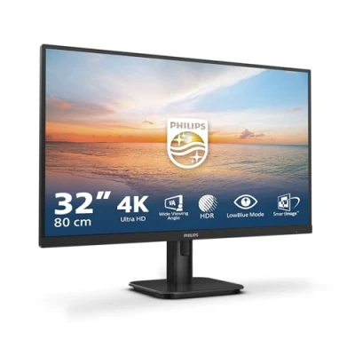 Imagen de Philips 32E1N1800LA Monitor Ultra HD de 32 Pulgadas, Adaptive Sync, HDR10, Altavoces (3840x2160, 60 Hz, DisplayPort, HDMI) Negro