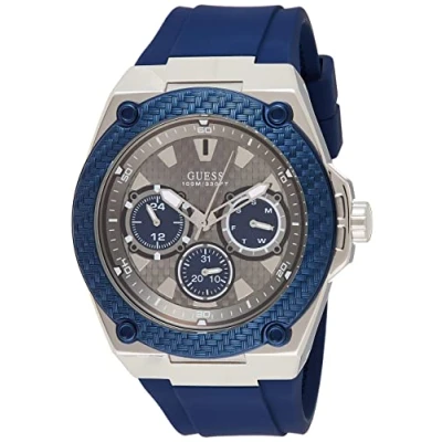Imagen de Guess Reloj Multiesfera para Hombre de Cuarzo con Correa en Caucho W1049G1