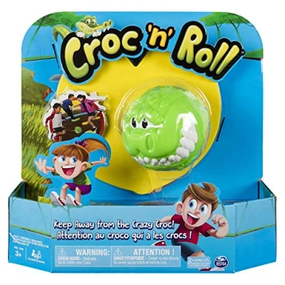 Imagen de Spin Master Games 6044750 Juego de acción y Reflejos para niños Croc n Roll