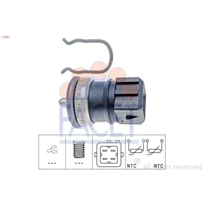 Imagen de FACET 7.3251 Sensor, temperatura del refrigerante Made in Italy OE Equivalent RENAULT: GRAND SCENIC 2, CLIO 3, Kangoo I Express, VOLVO: S40