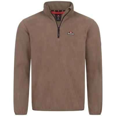 Imagen de Höhenhorn Skyja Sudadera de forro polar para hombre con media cremallera, marrón, L