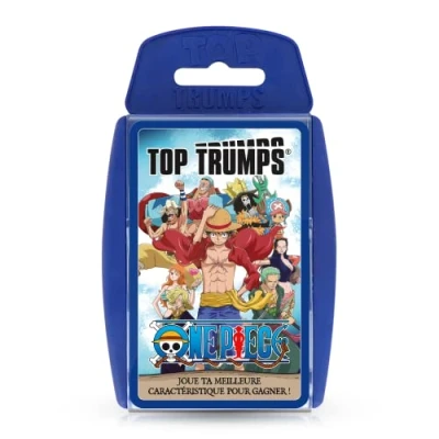 Imagen de Winning Moves Top Trumps One Piece Juego de Cartas Mesa batallas Viaje 2 A 6 Jugadores Partir años Versión Francesa