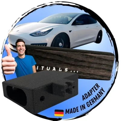 Imagen de ULROAD Compatible con Rituals Auto Aroma para Tesla Adaptador Modelo 3 Y Accesorios Soporte Ambientador Ventilación Coche Air Freshener Clip