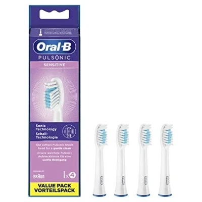 Imagen de Oral B Pulsonic Juego de 4 cepillos dientes sónicos (4 unidades)