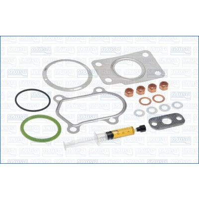 Imagen de AJUSA JTC12047 Juego de montaje, turbocompresor with studs, syringe oil con juntas instrucciones montaje FIAT: Ducato III Furgón