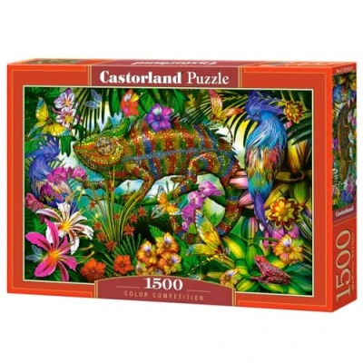 Imagen de Castorland Puzzle 1500 piezas: Concurso de Colores