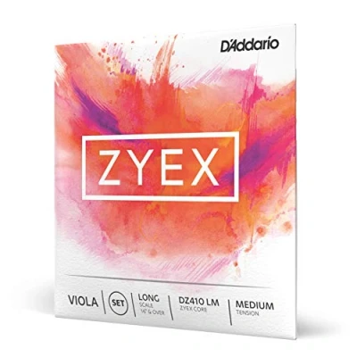 Imagen de D&#039;Addario Zyex Long Scale Medium Tension Viola String Set