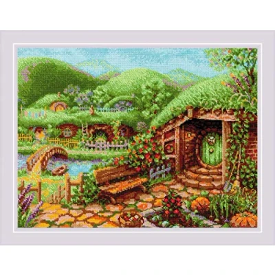 Imagen de Riolis Kit de Punto Cruz, Algodón, Multicolor, 30 x 40 cm