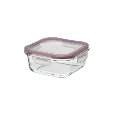 Imagen de LOLAhome Fiambrera de cristal varias medidas Recipiente hermético vidrio borosilicato transparente apto para microondas, horno hasta 400ºC y congelador (800ml)