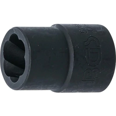 Imagen de BGS 5266 14 Llave de vaso perfil en espiral / extractor tornillos entrada 12,5 mm (1/2&quot;)