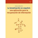 Imagen de La Lematizacion En Español: Una Aplicacion Para Recuperacion D E In