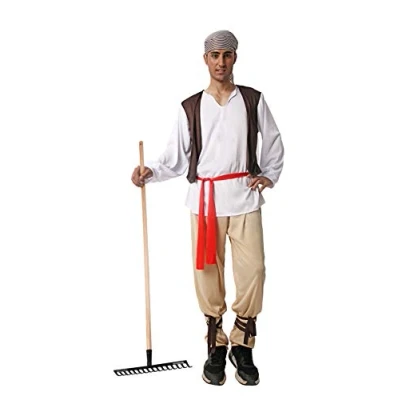 Imagen de Costumizate! Disfraz de Campesino Talla Unica Especial Navidad