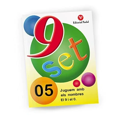 Imagen de Nou Set juguem amb els nombres 05 el 9 i 0. Quadern matemàtiques. Ed. Infantil.