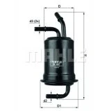 Imagen de MAHLE ORIGINAL KL 487 Filtro Combustible de tubería 8 8,0 KIA: CARENS 2, SHUMA I Hatchback, 2 Stufenheck