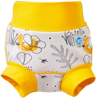 Imagen de Splash About Happy Nappy pañal de natación reutilizable, Flower Meadow, 3 6 meses