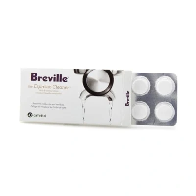 Imagen de Breville BEC250 Paquete de 8 tabletas limpieza espresso, color blanco [cocina]