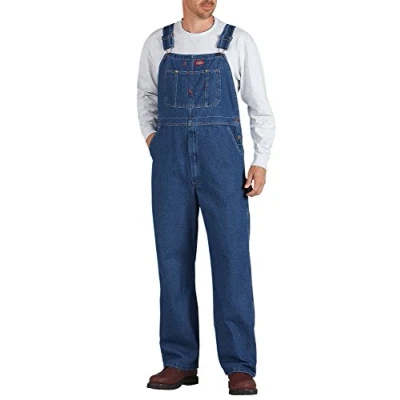 Imagen de Dickies Pantalón con peto para hombre, piedra, (Stone Washed), 50W x 30L