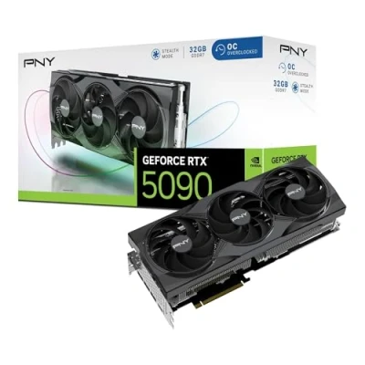 Imagen de PNY Tarjeta Gráfica GeForce RTX™ 5090 32GB OC Triple Fan DLSS 4