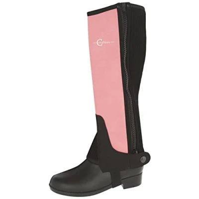 Imagen de Covalliero Niños Kinde rmini Chaps Lilli tamaño de tendón, Black/Rosa, 140