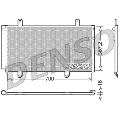 Imagen de Condensador, aire acondicionado DENSO DCN51004