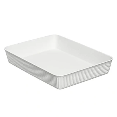 Imagen de Tatay Organizador A4 Baobab, de Polipropileno, Libre BPA, Color Blanco, Medidas 24.7 x 33 5.6 cm