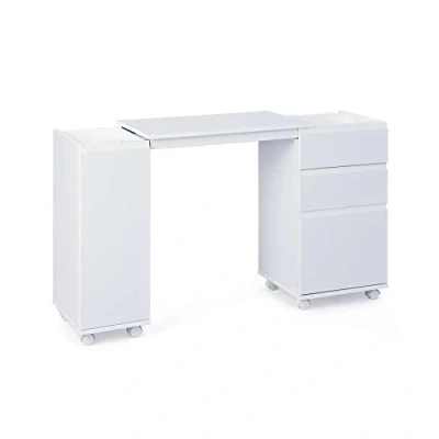 Imagen de Inter Link Escritorio extensible funcional Mueble Lacado blanco Oficina portatil