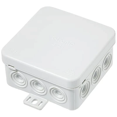 Imagen de Kopp 340604504 Tapas para enchufes (sin regleta de bornes, IP 54, 10 unidades), 75 x 35mm