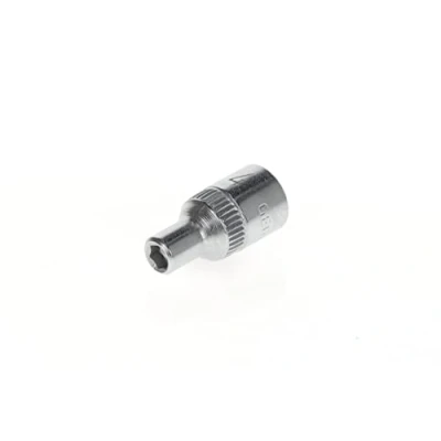 Imagen de GEDORE vaso, Llave de Accionamiento 1/4&#039;&#039; 6,3 mm, Hexagonal, 4 mm ancho, Herramienta, 20 4, Acero cromado