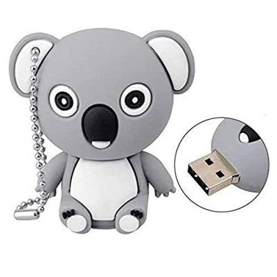 Imagen de Ulticool Koala Oso 16 GB Memoria Almacenamiento de Datos Bear Grey USB Flash Pen Drive Memory Stick Gris