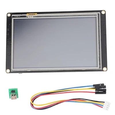 Imagen de Aihasd English Nextion Enhanced 5,0&quot; 800x480 HMI USART UART TFT Módulo de Pantalla LCD Panel táctil resistiva en Serie (NX4832K050)
