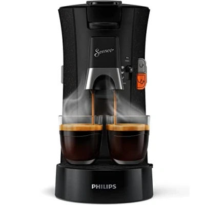 Imagen de Philips Domestic Appliances CSA240/20 Máquina de cápsulas café, Color Negro Eco