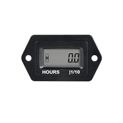 Imagen de Yooreal Contador de horas digital para motor pequeño, CA/CC 5 277 V, diseño impermeable, funciona en varios ZTR/cortacésped tractor generador motosierra