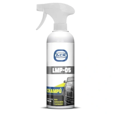 Imagen de ACRYON Limpiador Champu para Carroceria de Coches, Motos, Vehículos. Elimina la suciedad sin dañar pintura y superficie. (500 ml)