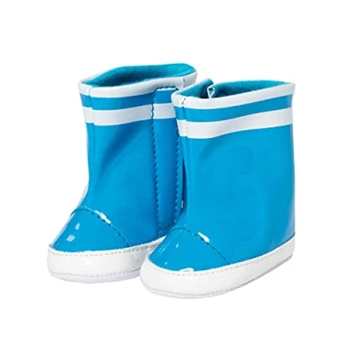 Imagen de Heless 144 Wellingtons para muñecas, en azul claro, talla 38 45 cm, que los pies de las muñecas estén secos cuando llueve y marcan la tendencia el mundo moda
